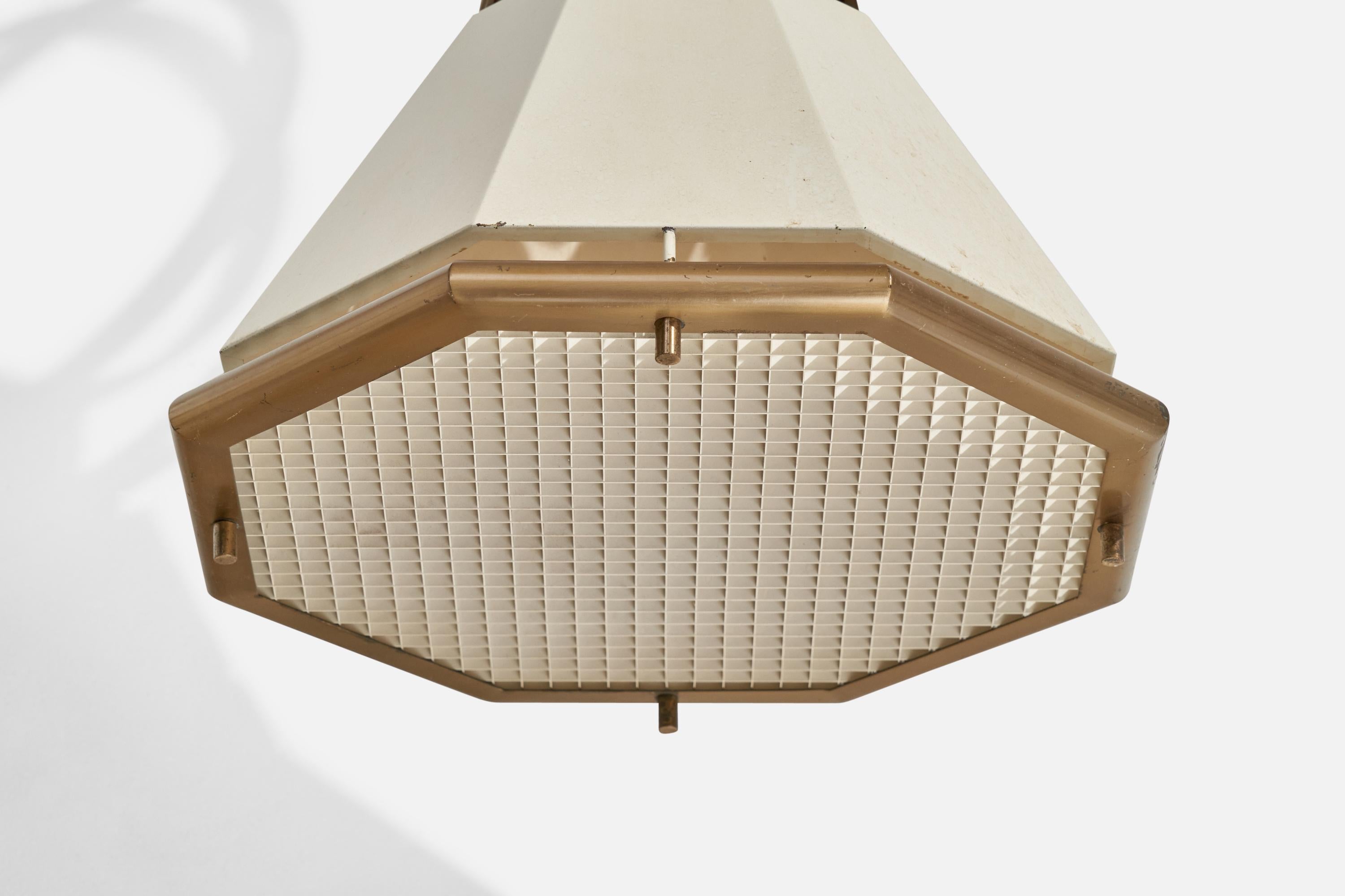 Paul Laszlo, Large Wall Lights, Brass, Metal, USA, 1950s For Sale 4