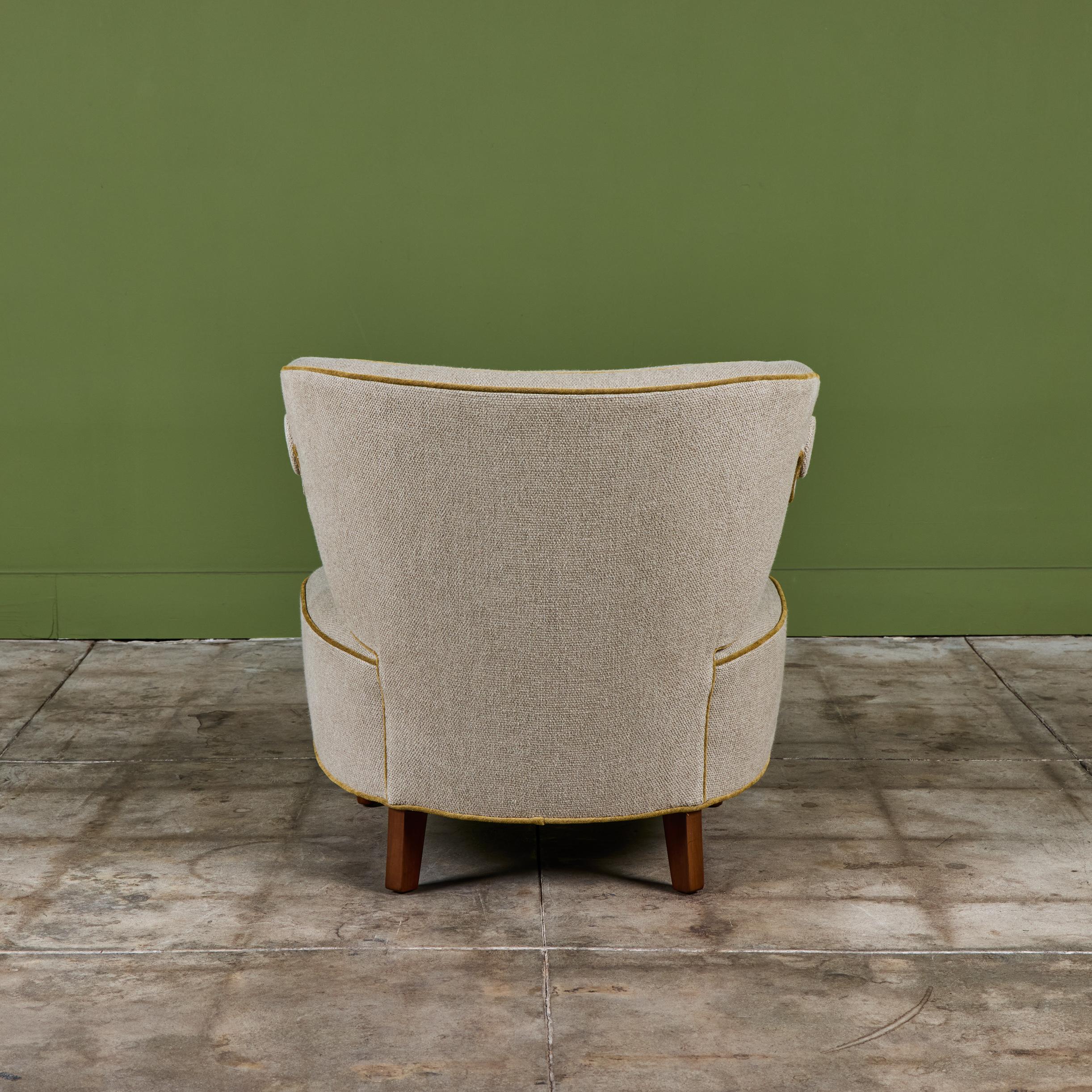 Paul Laszlo Scroll Lounge Stuhl im Angebot 1