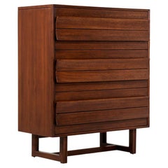 Paul Laszlo Sculpted Highboy for Brown Saltman