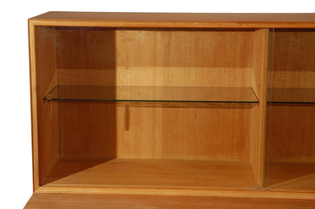 Mid-Century Modern Paul Laszlo Sideboard Display Cabinet for Brown Saltman