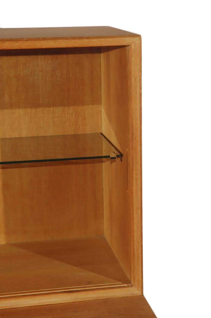 American Paul Laszlo Sideboard Display Cabinet for Brown Saltman