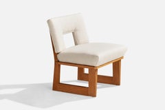 Paul Laszlo, Silla Slipper, Roble, Tela, EE.UU., década de 1940