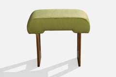 Paul Laszlo, Taburete, Madera, Terciopelo, EEUU, Década de 1950