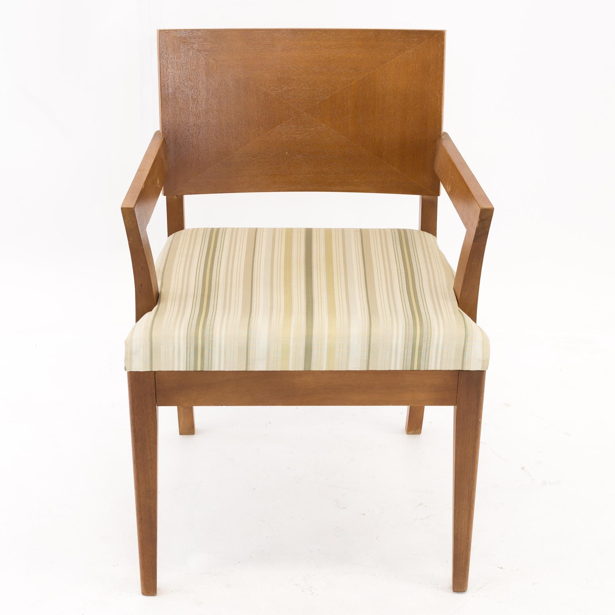 Paul Laszlo Style Stewartstown Furniture Mid Century Dining Chairs, Set of 5 8