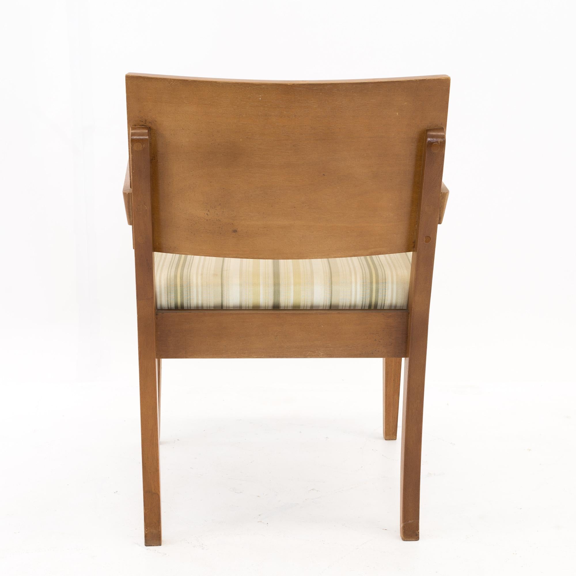 Paul Laszlo Style Stewartstown Furniture Mid Century Dining Chairs, Set of 5 9