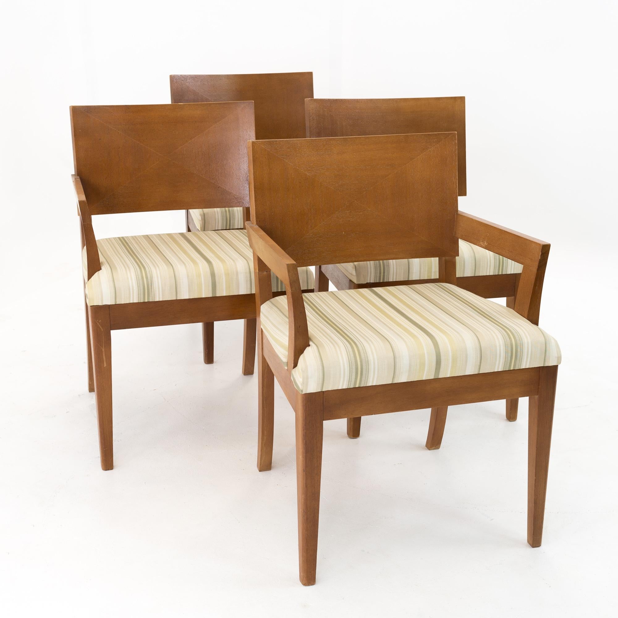 American Paul Laszlo Style Stewartstown Furniture Mid Century Dining Chairs, Set of 5