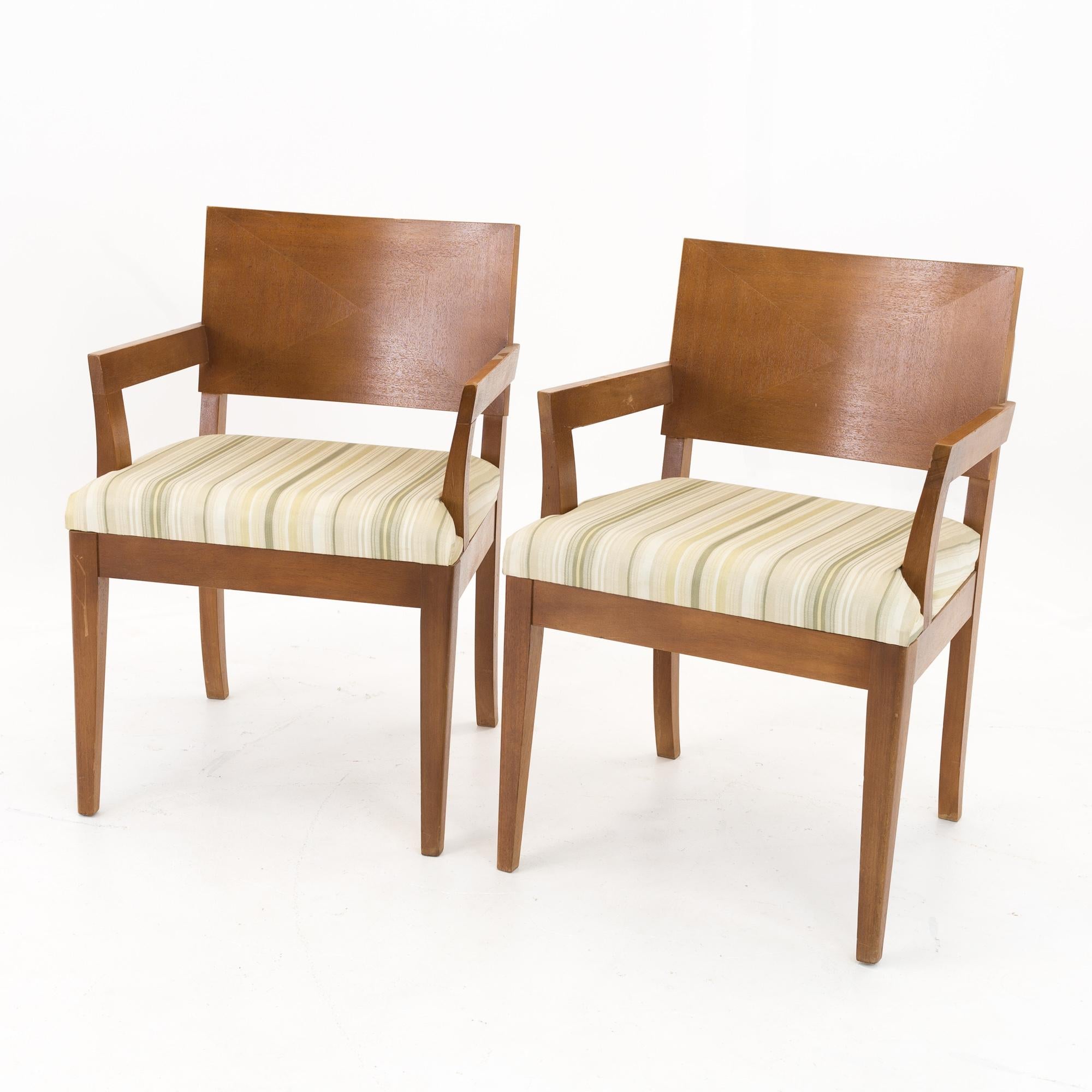 Paul Laszlo Style Stewartstown Furniture Mid Century Dining Chairs, Set of 5 1