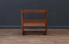 Expert en restauration - Table de nuit à deux niveaux de Paul Laszlo pour Brown Saltman