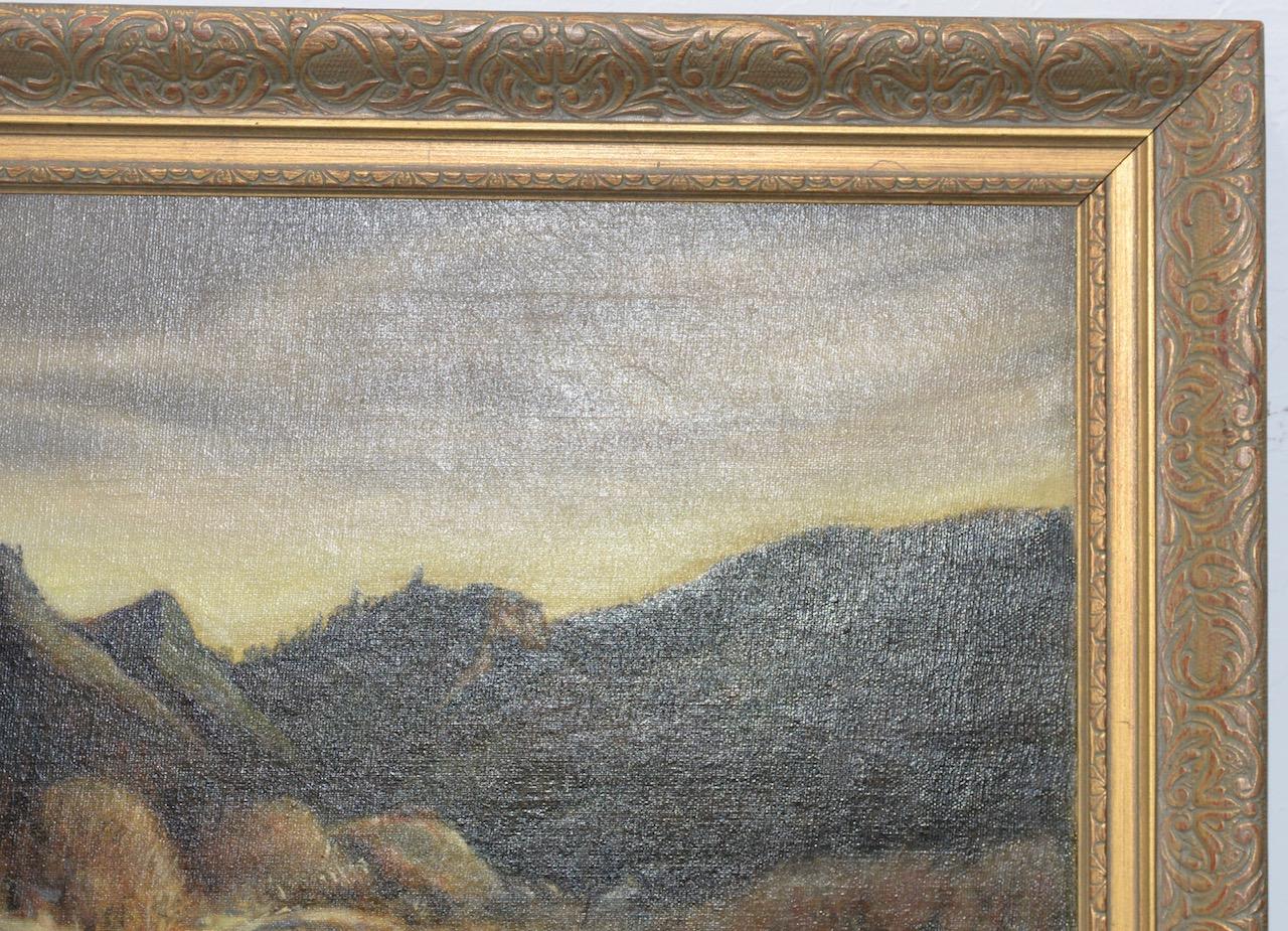Paul Laurtiz Paesaggio invernale in vendita 1