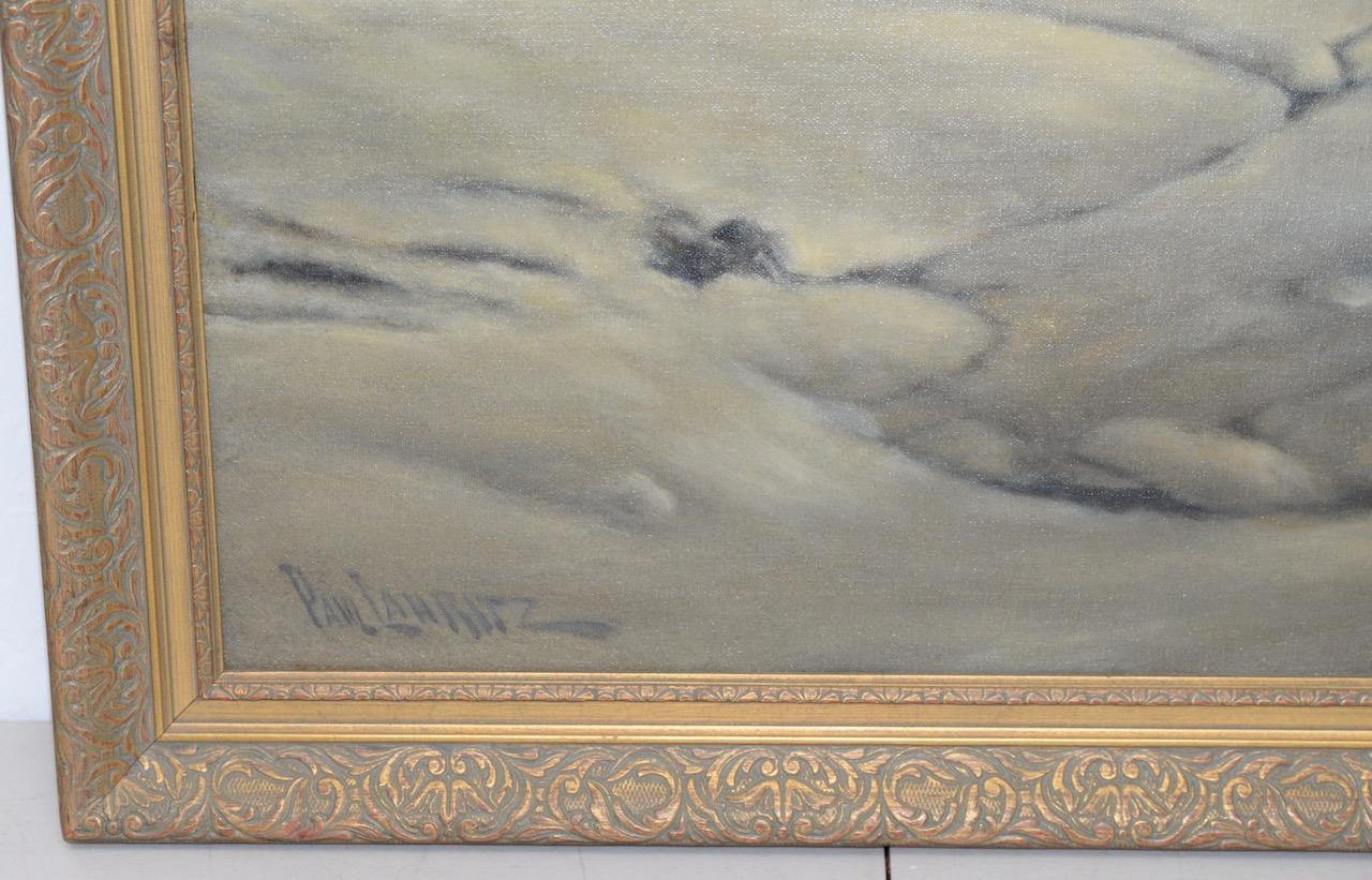 Paul Laurtiz Paesaggio invernale in vendita 2