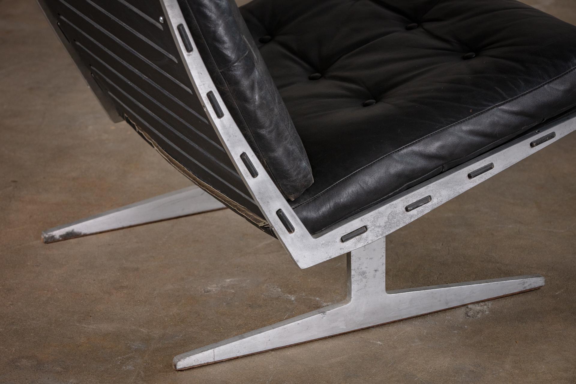 Danish Paul Leidersdorf Upholstered Lounge Chair For Sale
