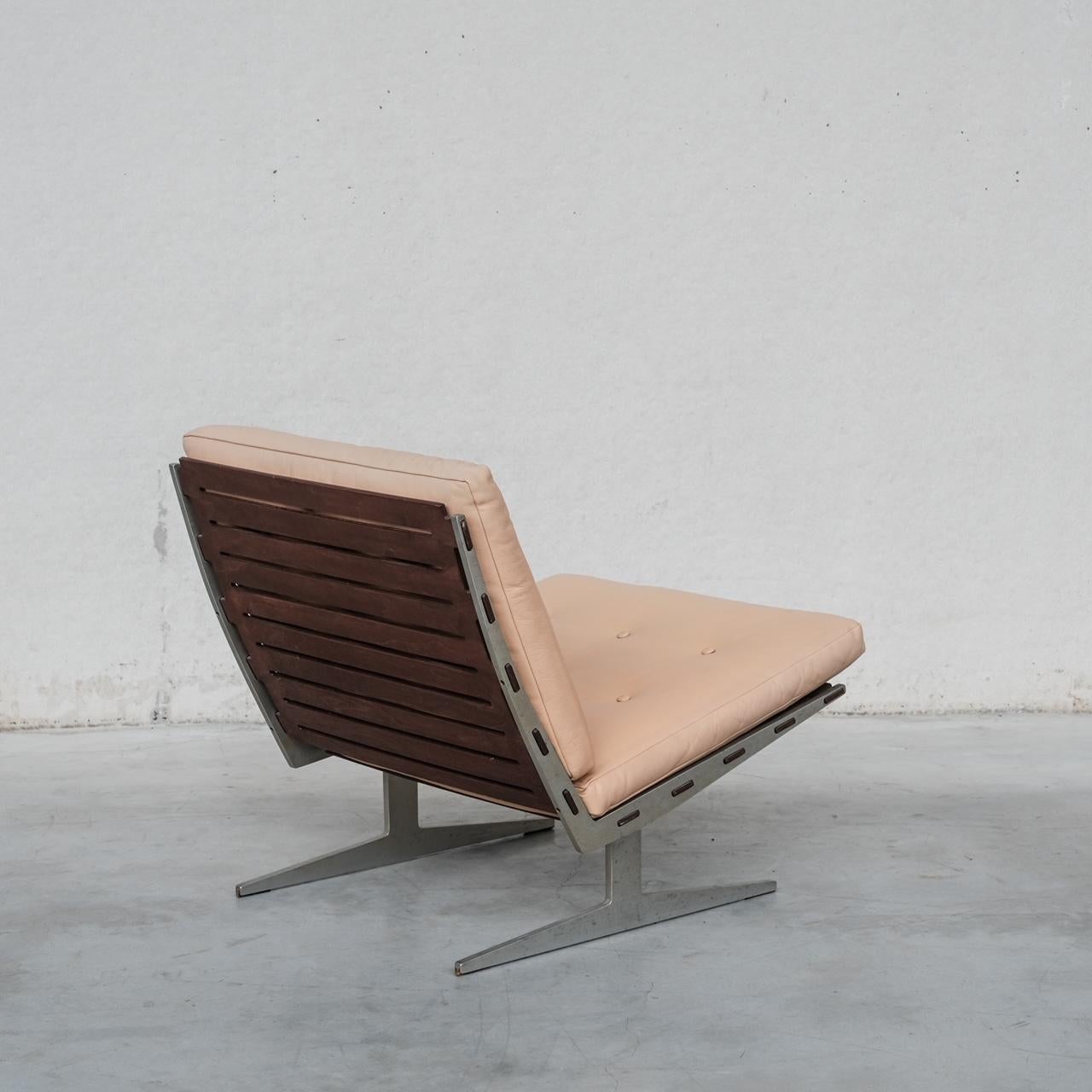 Mid-Century Modern Paul Leidersdorff 'Caravelle' Danish Mid-Century Easy Lounge Chair For Sale