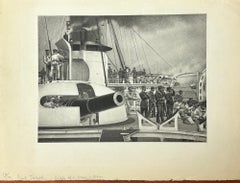 Deck of a Man o' War / Le Vauban (cuirassé)