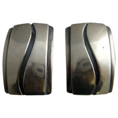 Paul Lobel American Modern Studio Sterling Silver Cufflinks