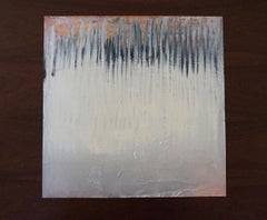 American Abstract Contemporary Art by Paul Lorenz -Absence with Black & Fortress