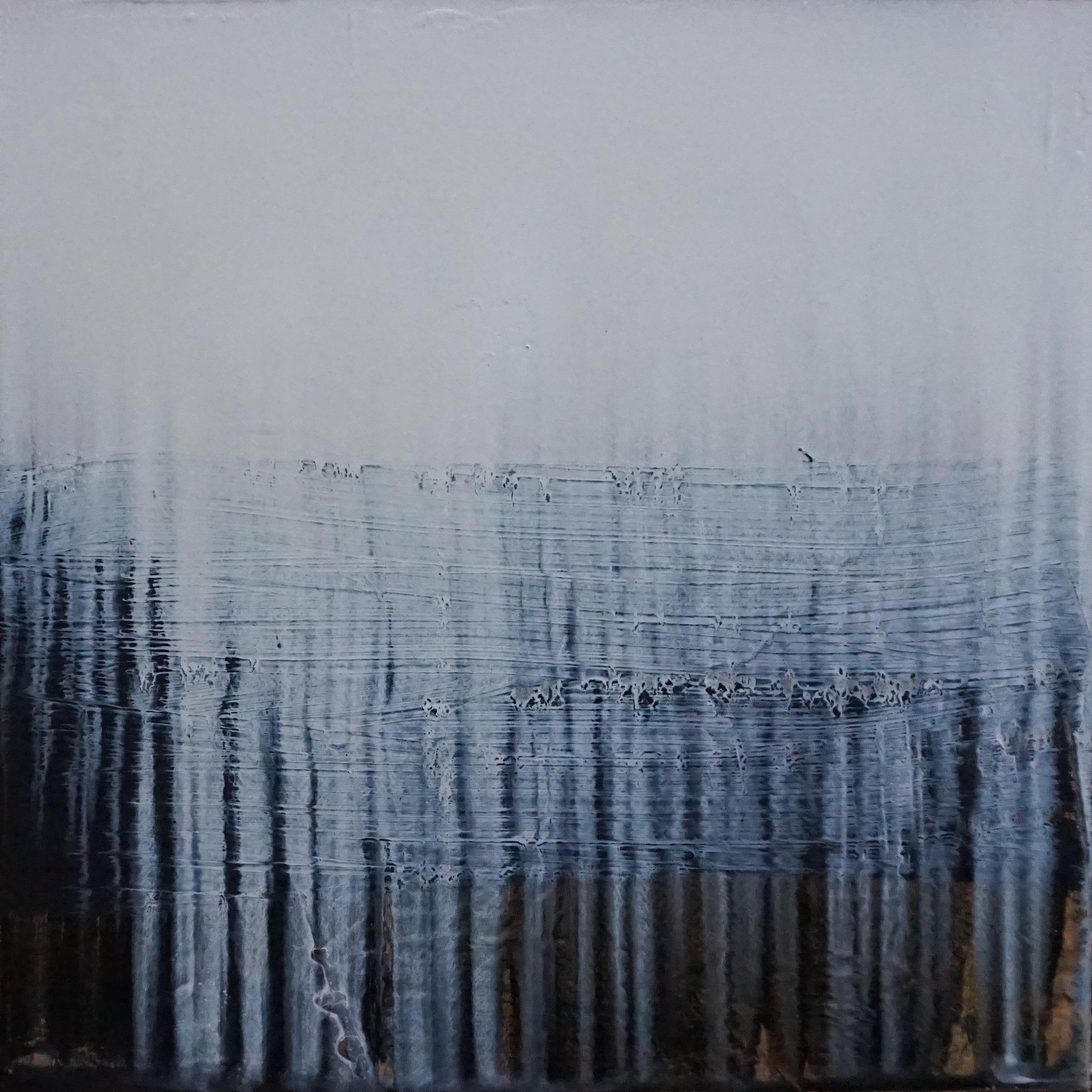 American Abstract Contemporary Art by Paul Lorenz - Absence with Black & Horizon