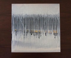 American Abstract Contemporary Art by Paul Lorenz - Absence with Black and Ochre