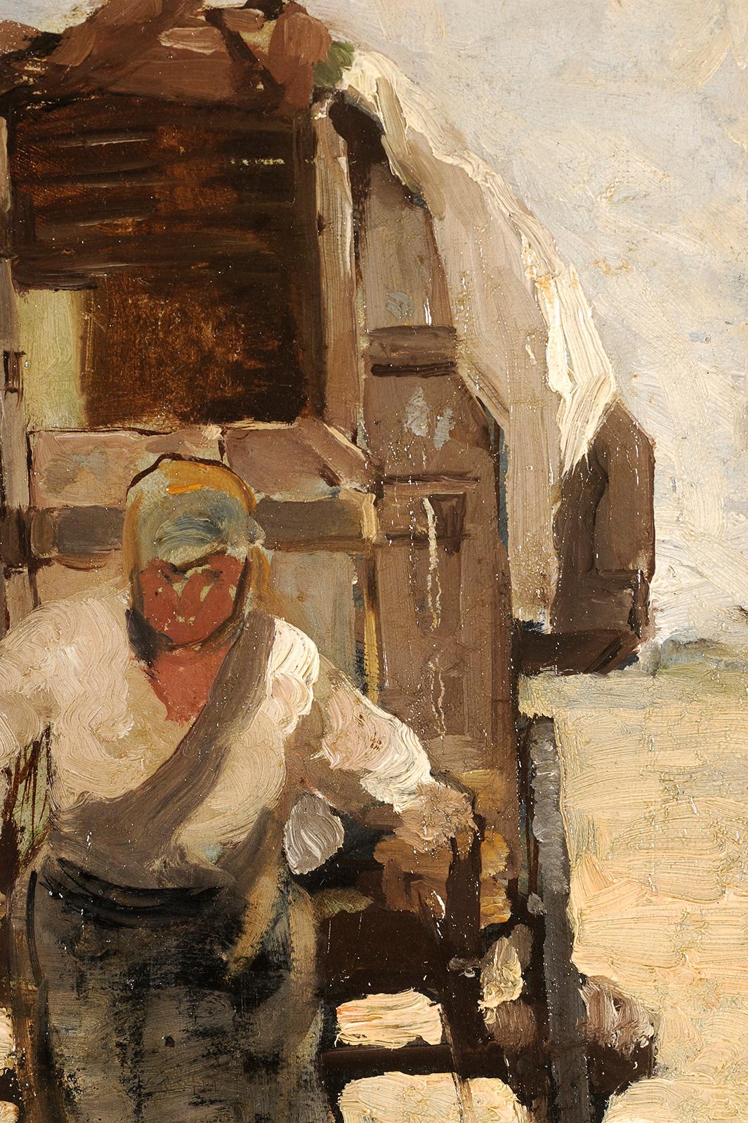 The Bohemians (Französische Schule), Painting, von Paul-Louis Martin des Amoignes