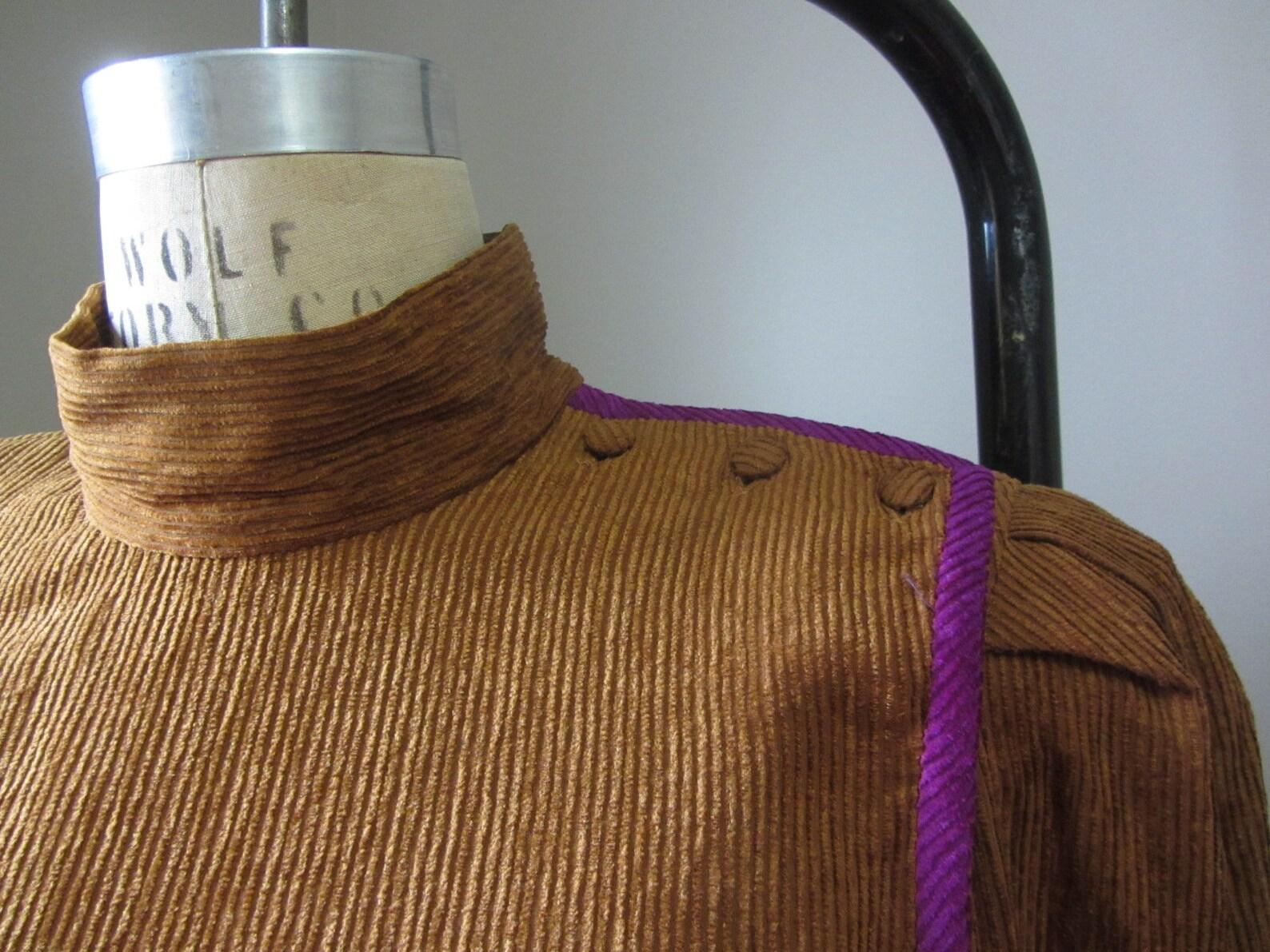 Vestido de seda tricolor Paul-Louis Orrier en venta 3