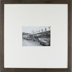 Grand Prix de Nice 1935 - Silver Gelatin Black and White Photography, Framed