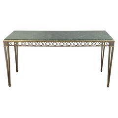Paul M. Jones Bronze & Marble Neoclassical-Style Console Table