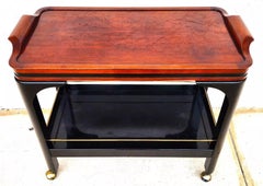 Paul M Jones Serving Bar Cart Rolling 1960s