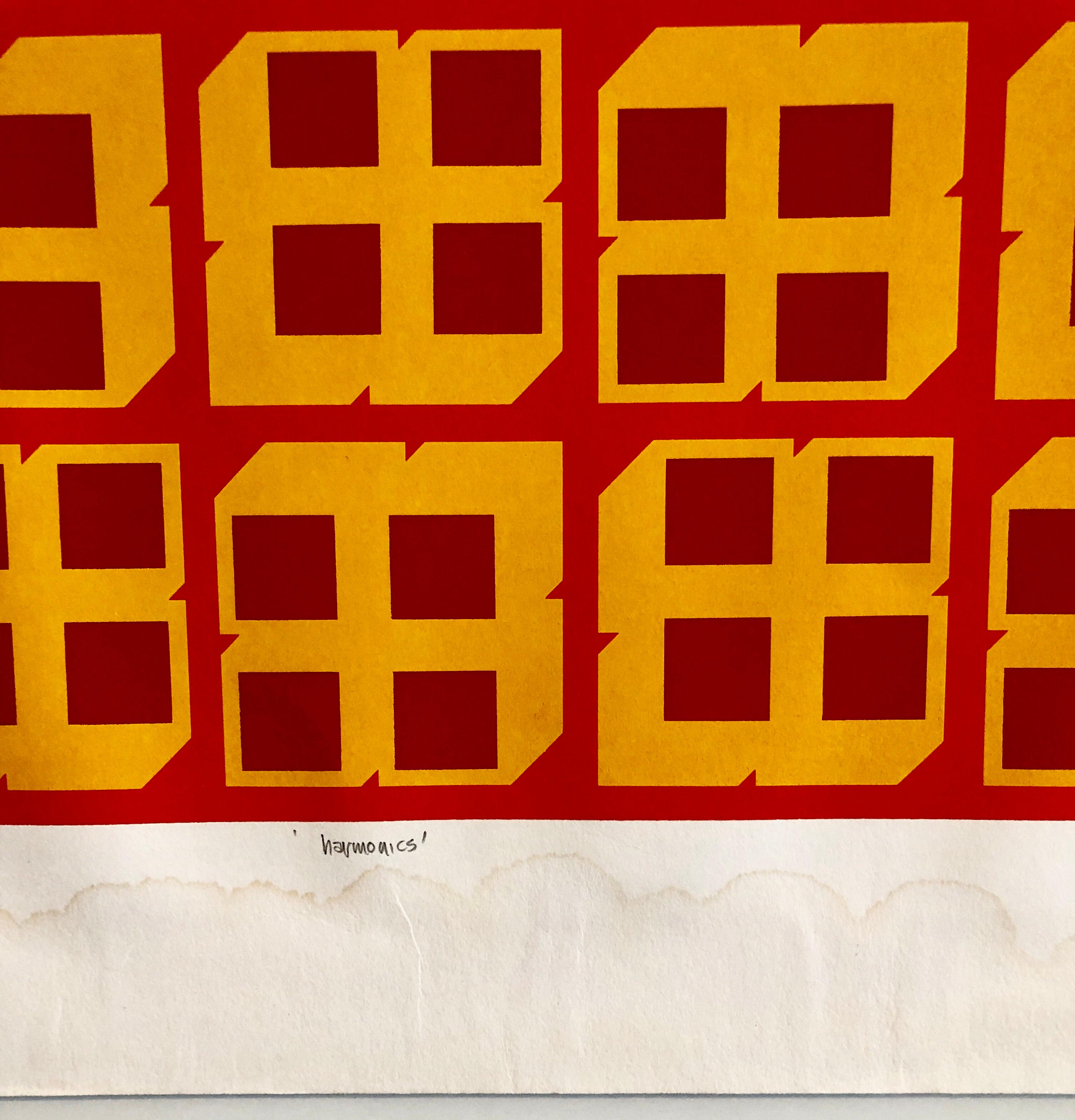 Abstract Geometric 1970s Kinetic Silkscreen Screen Print Manner Vasarely Op Art For Sale 2
