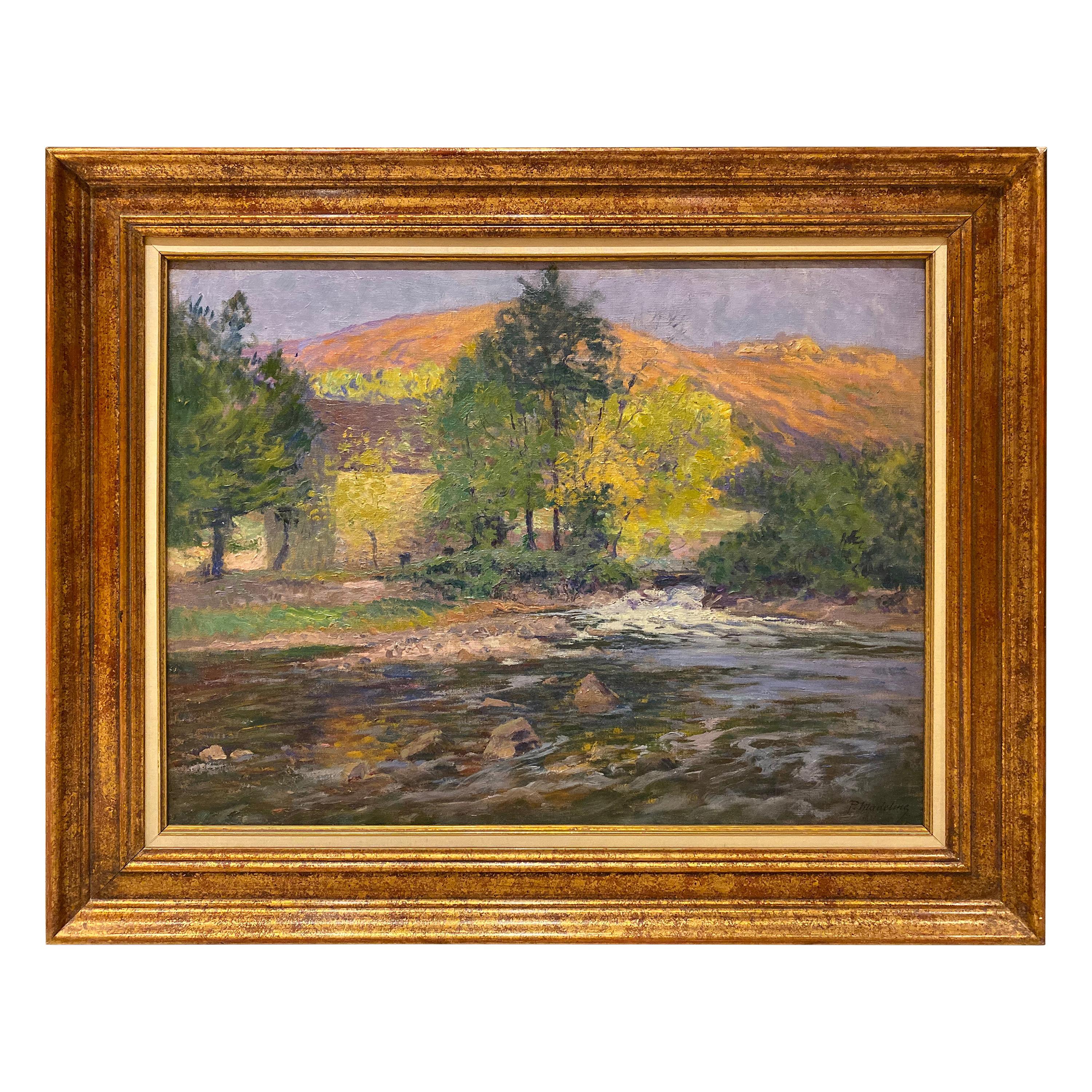 Paul Madeline '1863-1920' "Crozant, The Bouchardon Mill" For Sale