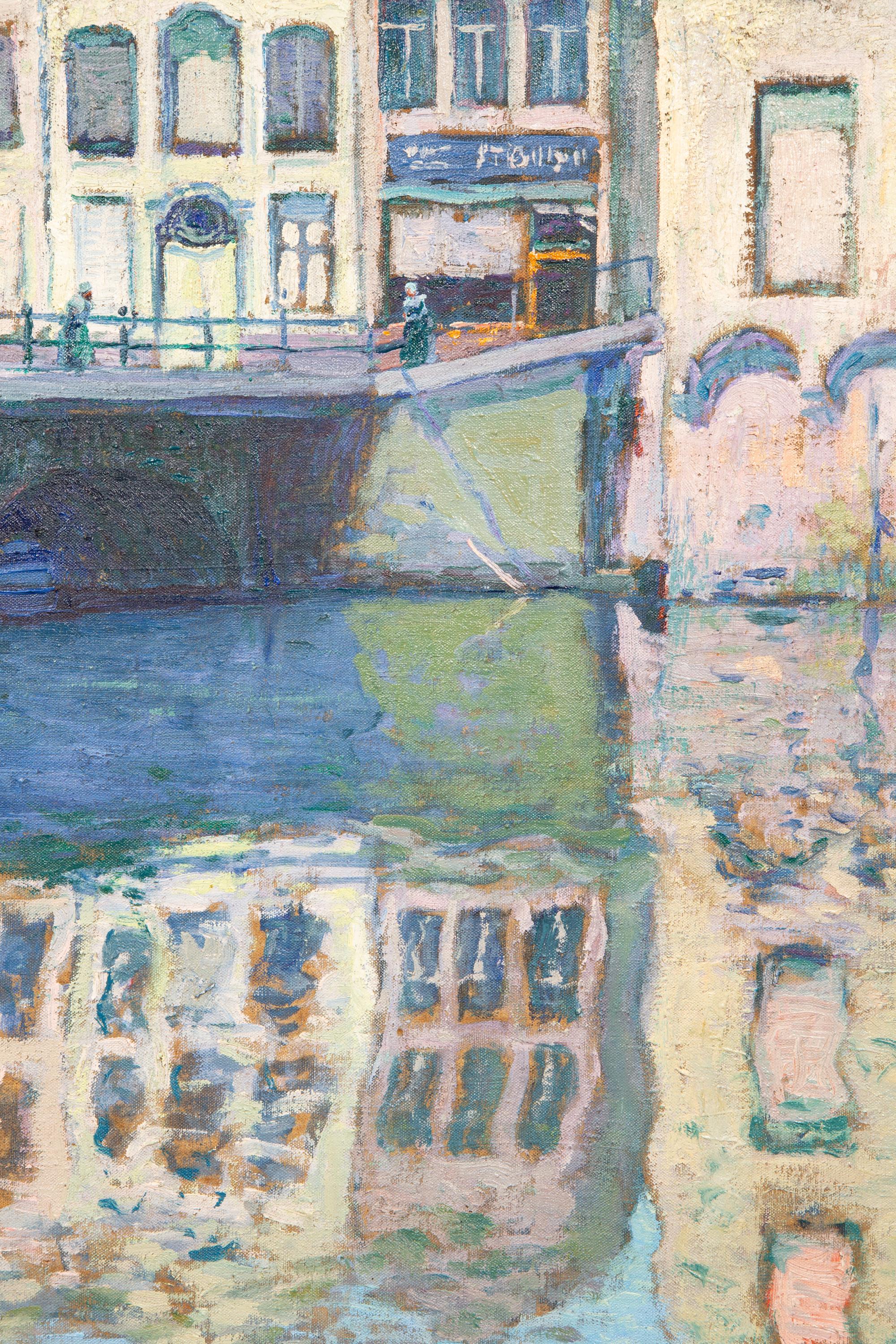 'A View of Ghent' by Paul Madeline (1863 – Paris – 1920), French Painter For Sale 9