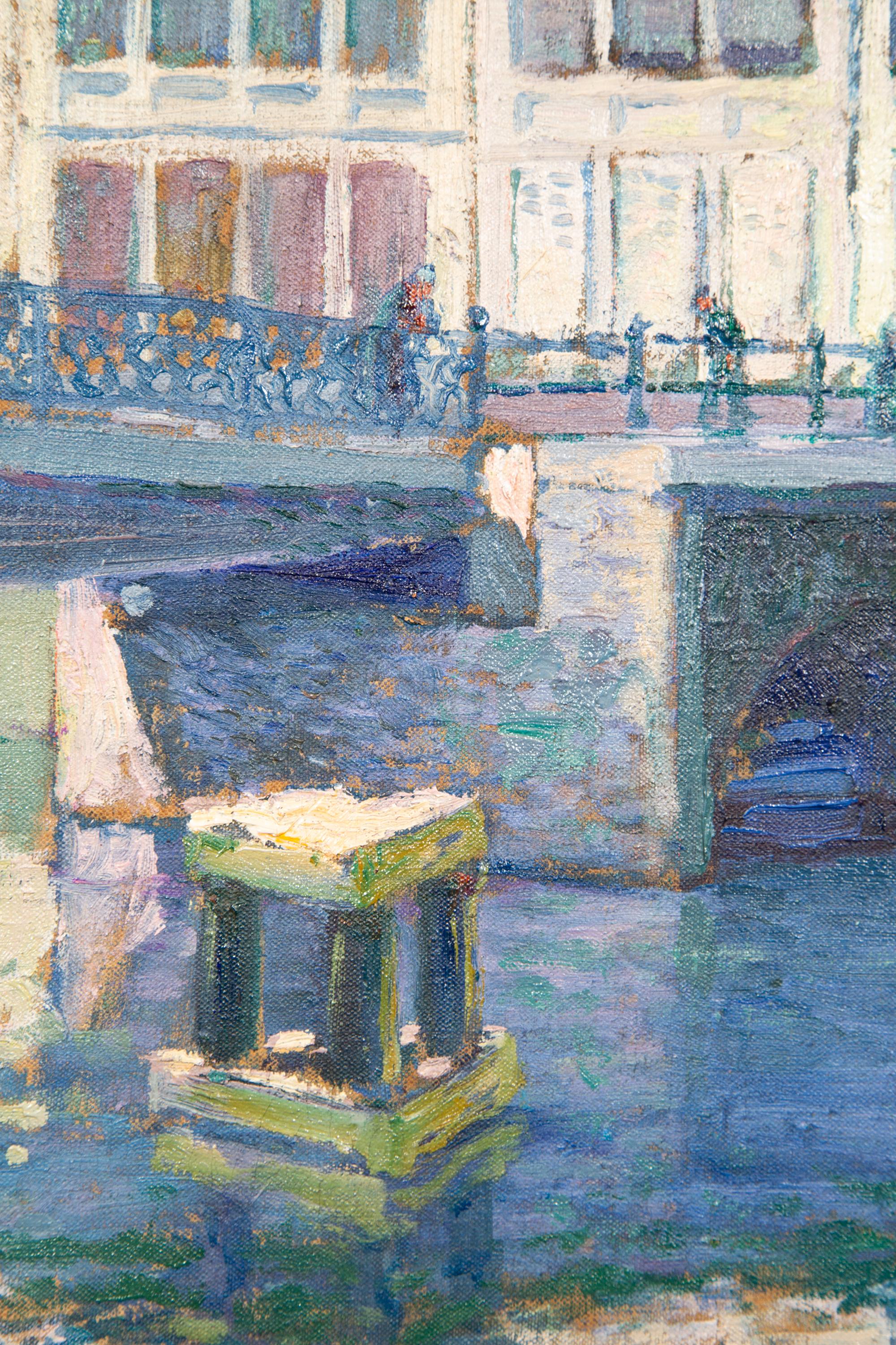 'A View of Ghent' by Paul Madeline (1863 – Paris – 1920), French Painter For Sale 11