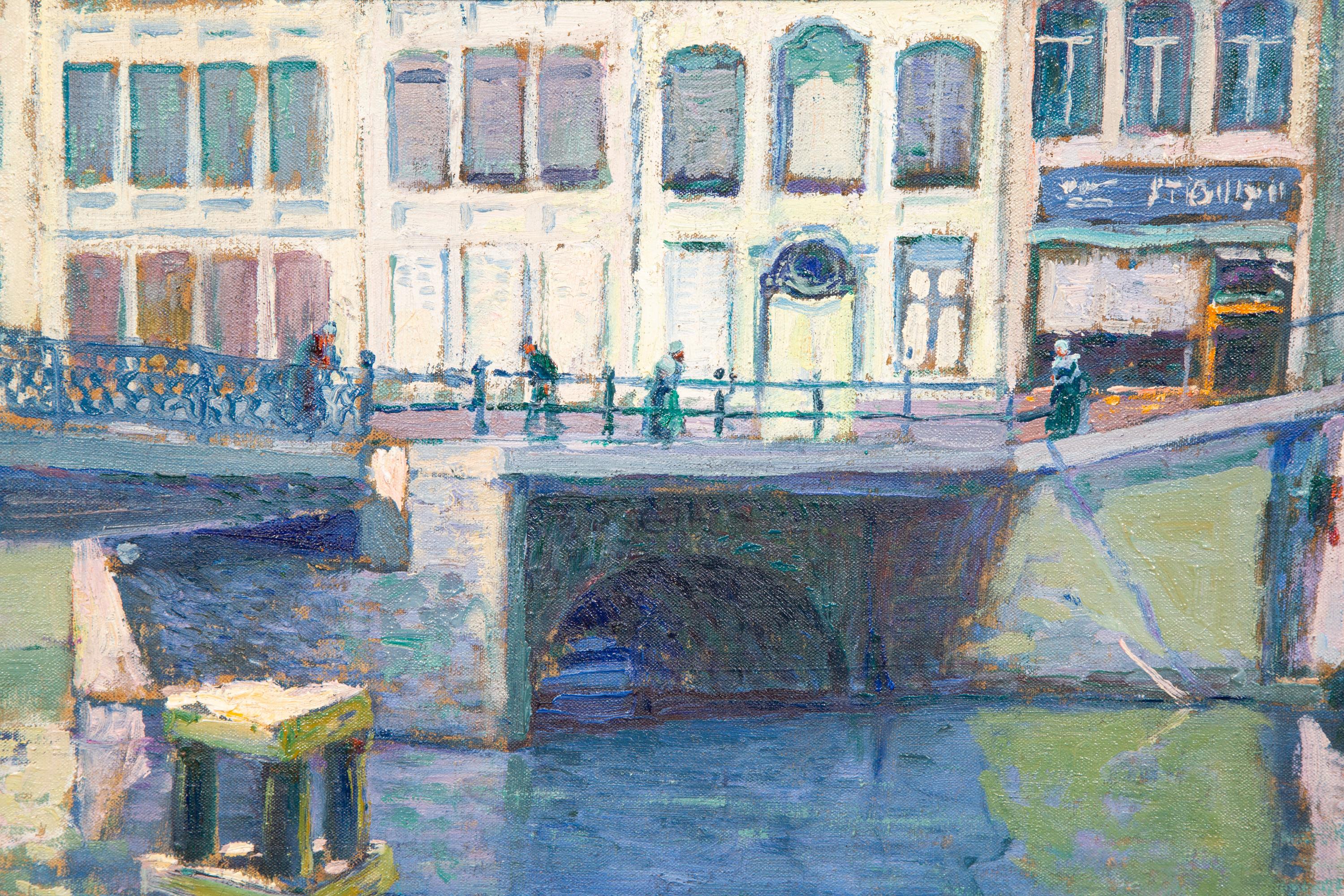 'A View of Ghent' by Paul Madeline (1863 – Paris – 1920), French Painter For Sale 5