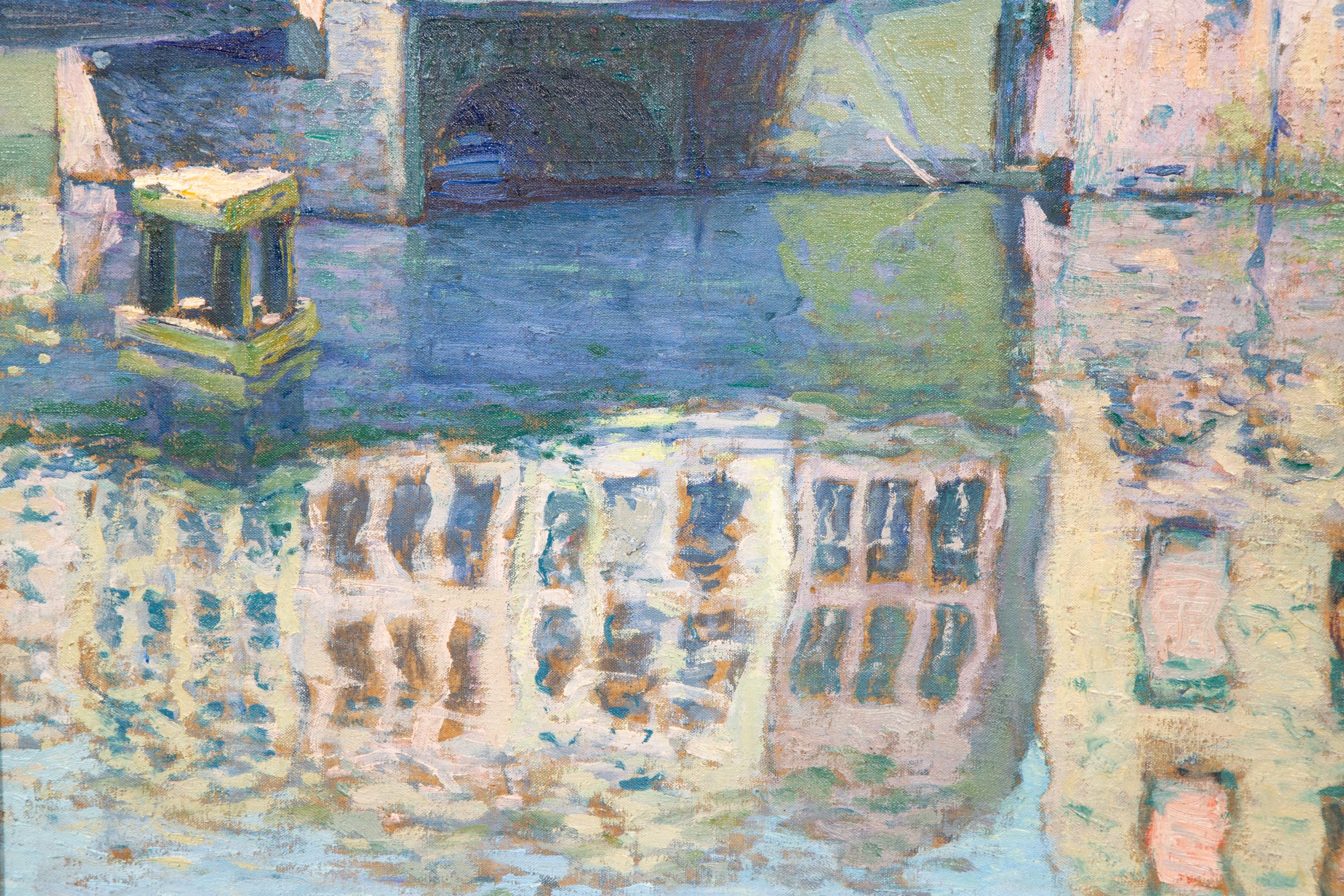 'A View of Ghent' by Paul Madeline (1863 – Paris – 1920), French Painter For Sale 6