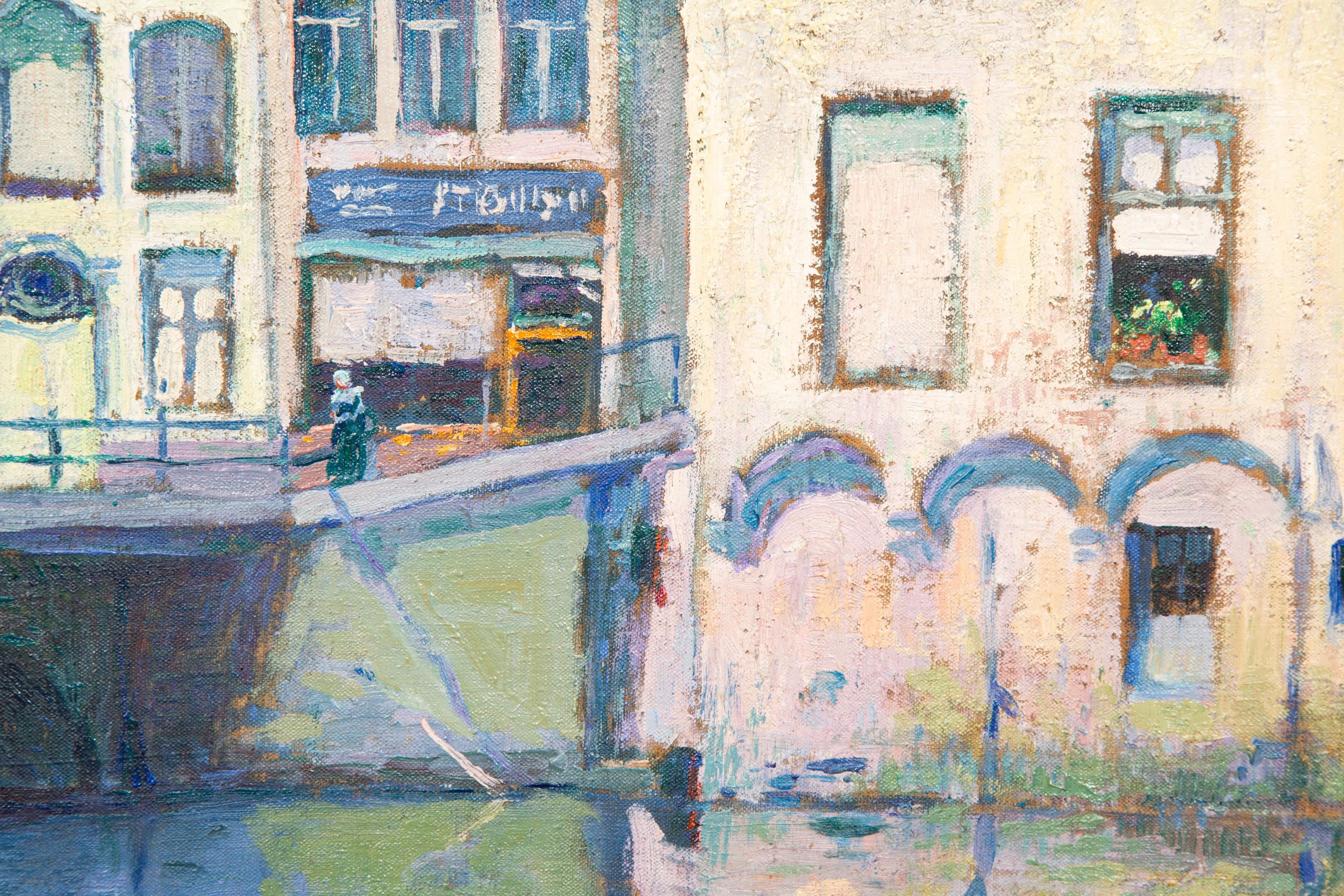 'A View of Ghent' by Paul Madeline (1863 – Paris – 1920), French Painter For Sale 7