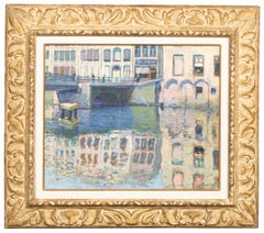 Vista de Gante" de Paul Madeline (1863 - París - 1920), pintor francés