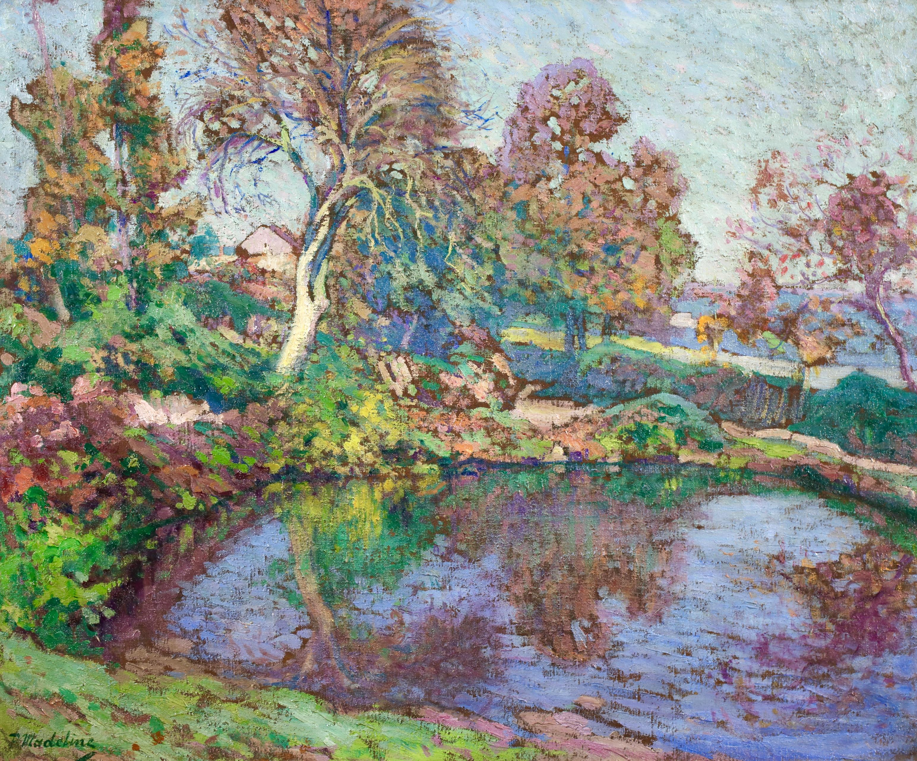 Automne - Paisaje postimpresionista Pintura al óleo de Paul Madeline