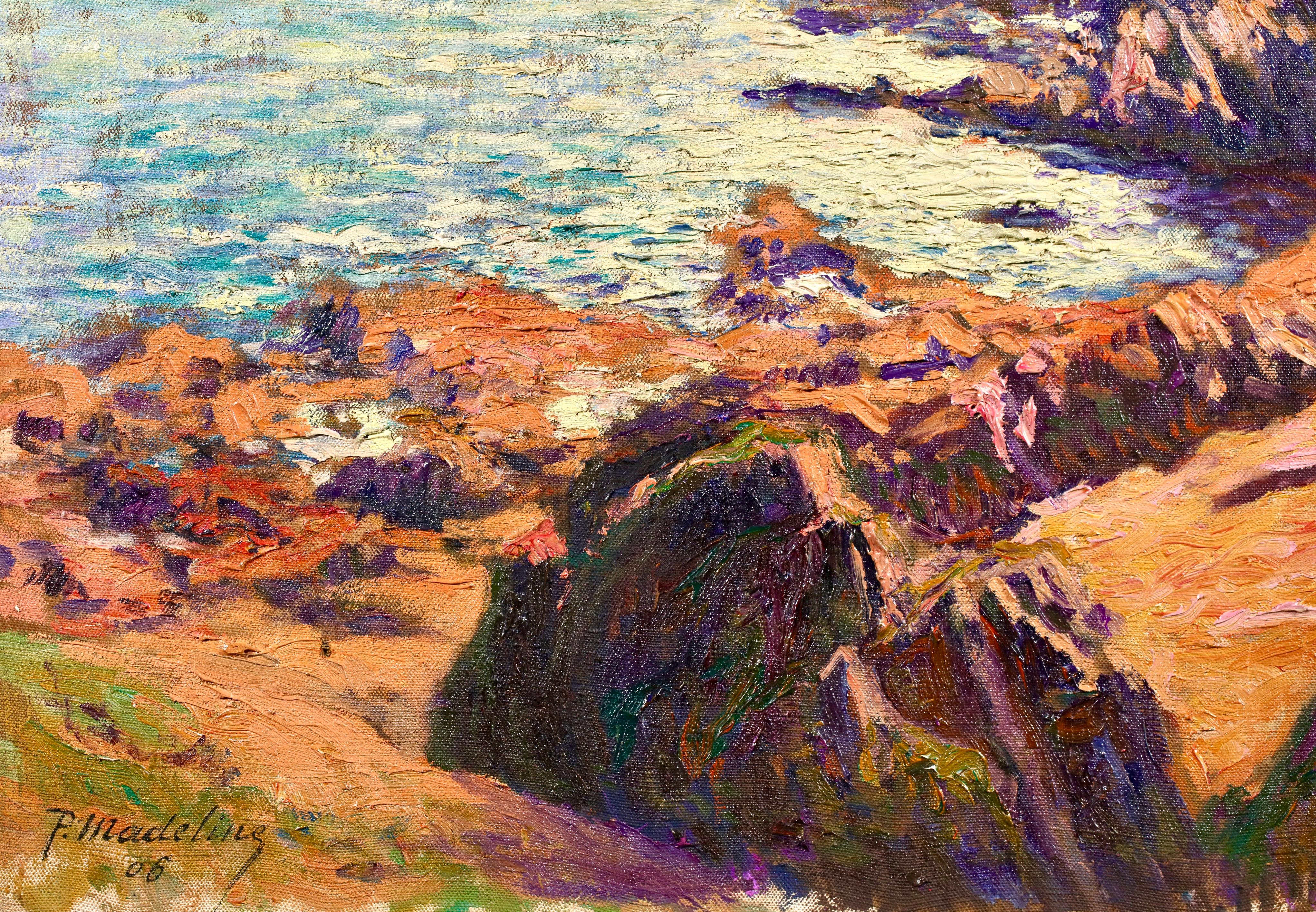 Pointe du Raz - Cap Sizun - Postimpressionistische Landschaft Öl von Paul Madeline im Angebot 4