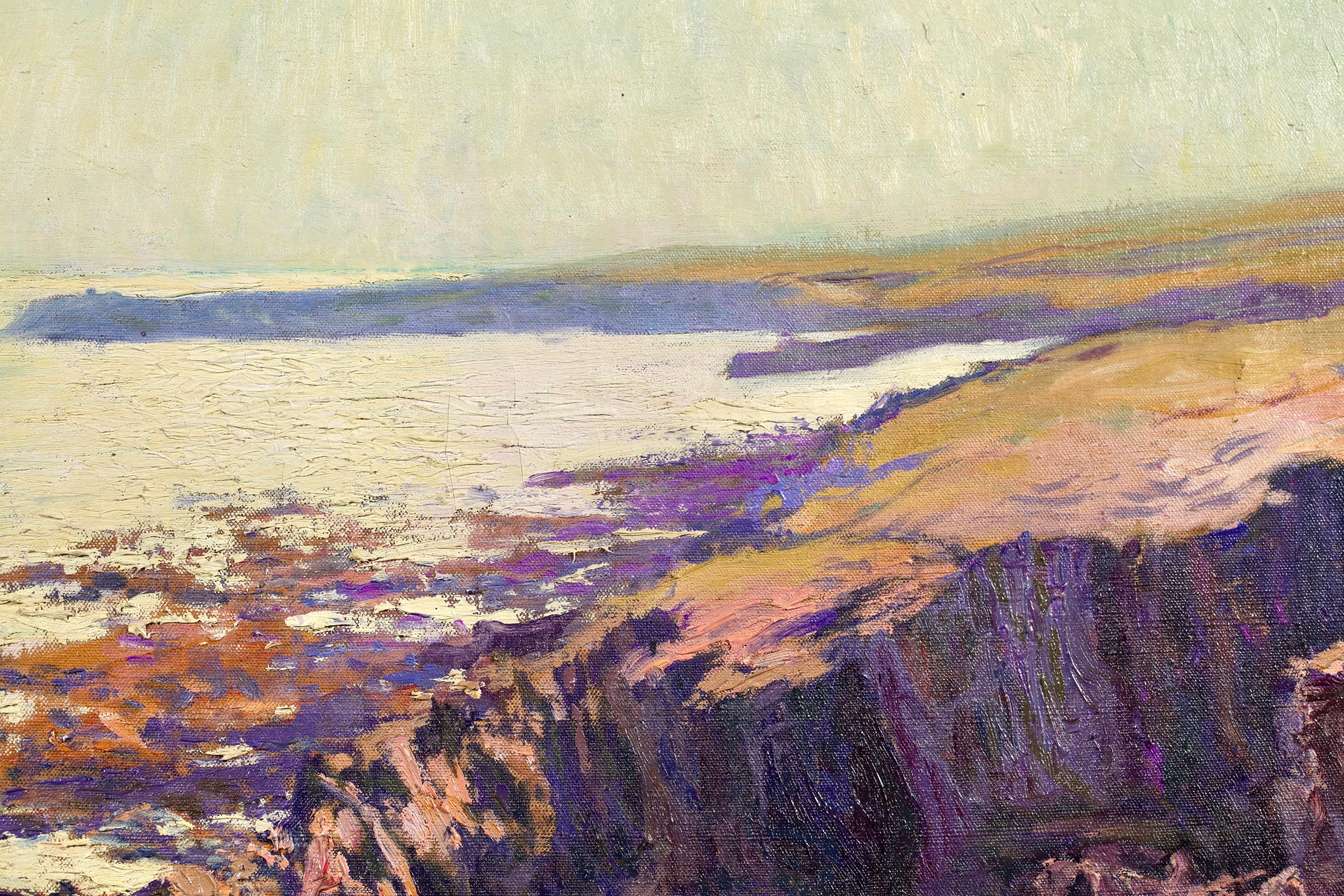 Pointe du Raz - Cap Sizun - Postimpressionistische Landschaft Öl von Paul Madeline im Angebot 7