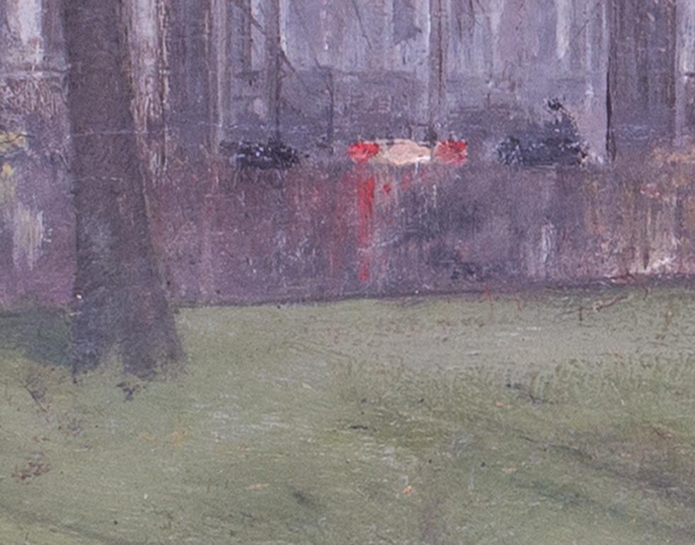 Britisches Ölgemälde von Nannien aus dem 19. Jahrhundert in Green Park, London (Impressionismus), Painting, von Paul Maitland