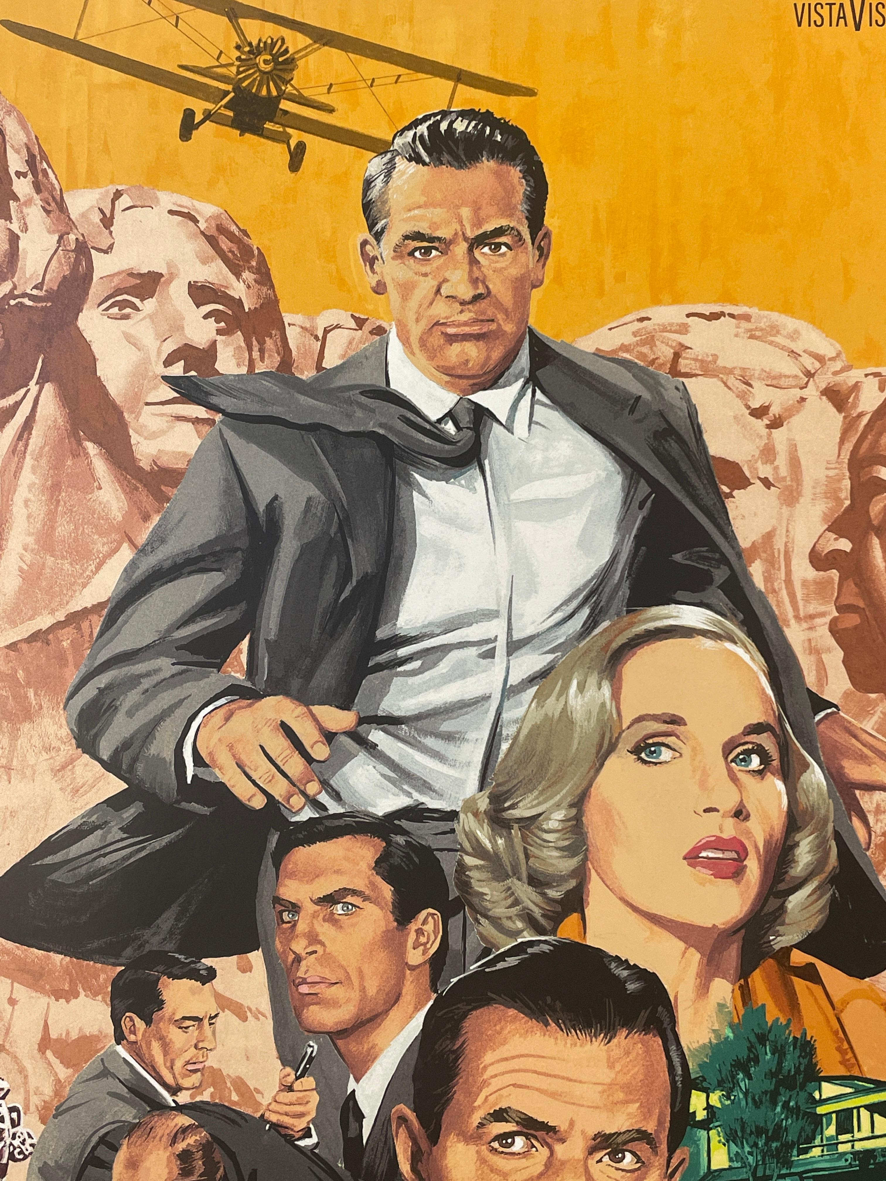 Paul Mann North By Northwest Silkscreen Print Alfred Hitchcock Contemporary Art For Sale 7