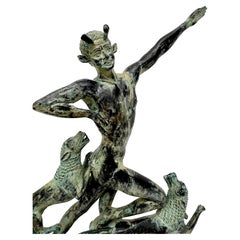 Paul Manship (dopo) Scultura in bronzo di Atteone