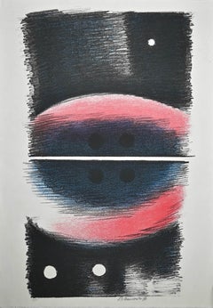 Figures with Balls - 1970 - Paul Mansouroff - Lithographie - Contemporain