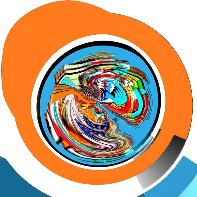 Paul Manwaring Circle Five Original Giclee Print, Digital on Paper