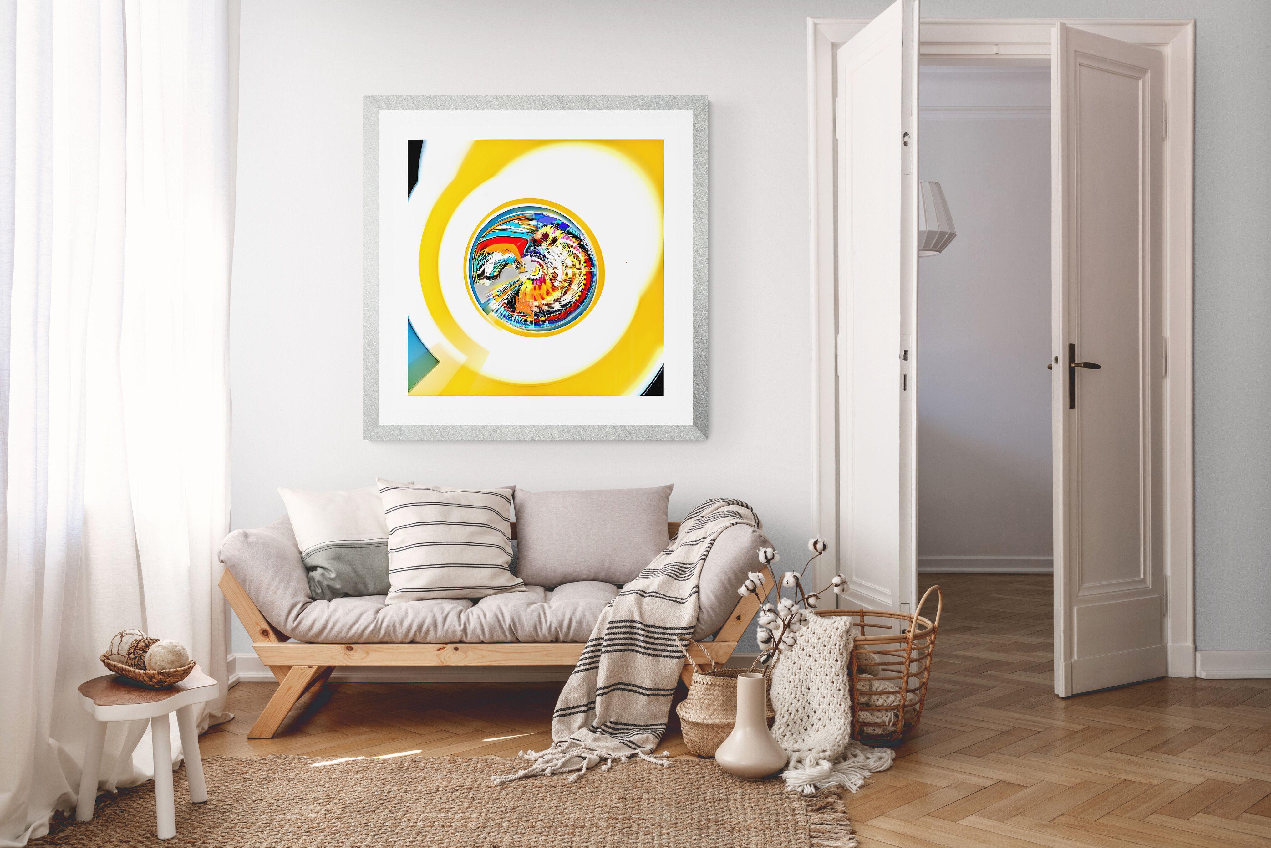 Circle Two - Limited Edition Giclee, Digital on Paper - Abstract Print by Paul Manwaring