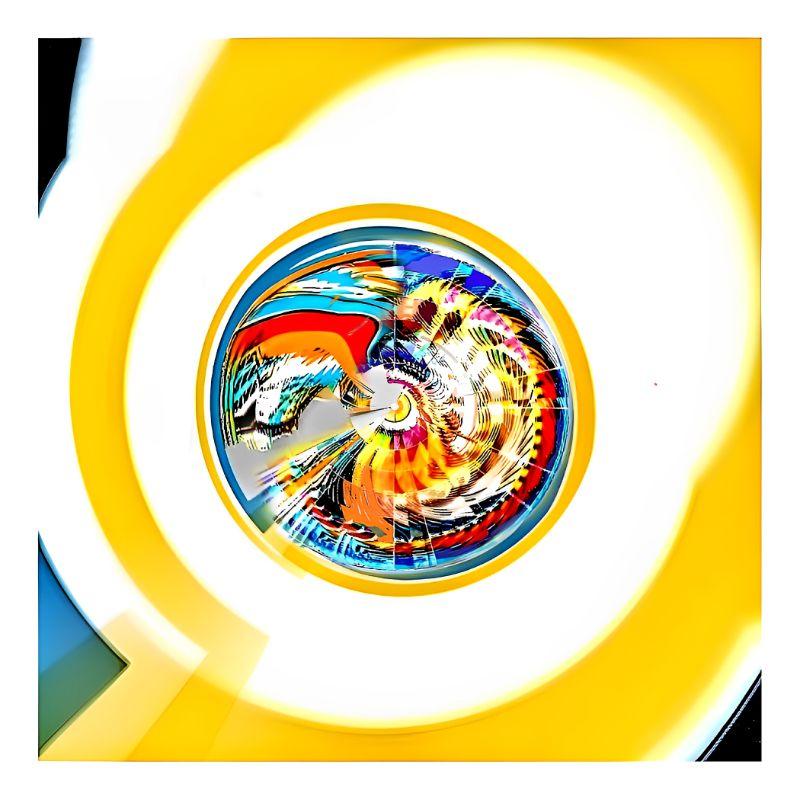 Paul Manwaring Abstract Print - Circle Two - Limited Edition Giclee, Digital on Paper