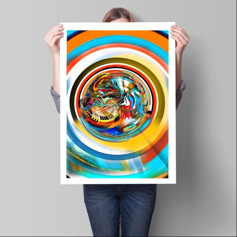 COLOUR und LIGHT, Digital auf Papier – Print von Paul Manwaring