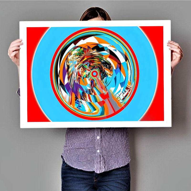 Light and Colour - LIMITED EDITION GICLEE PRINT, Digital on Paper - Print by Paul Manwaring