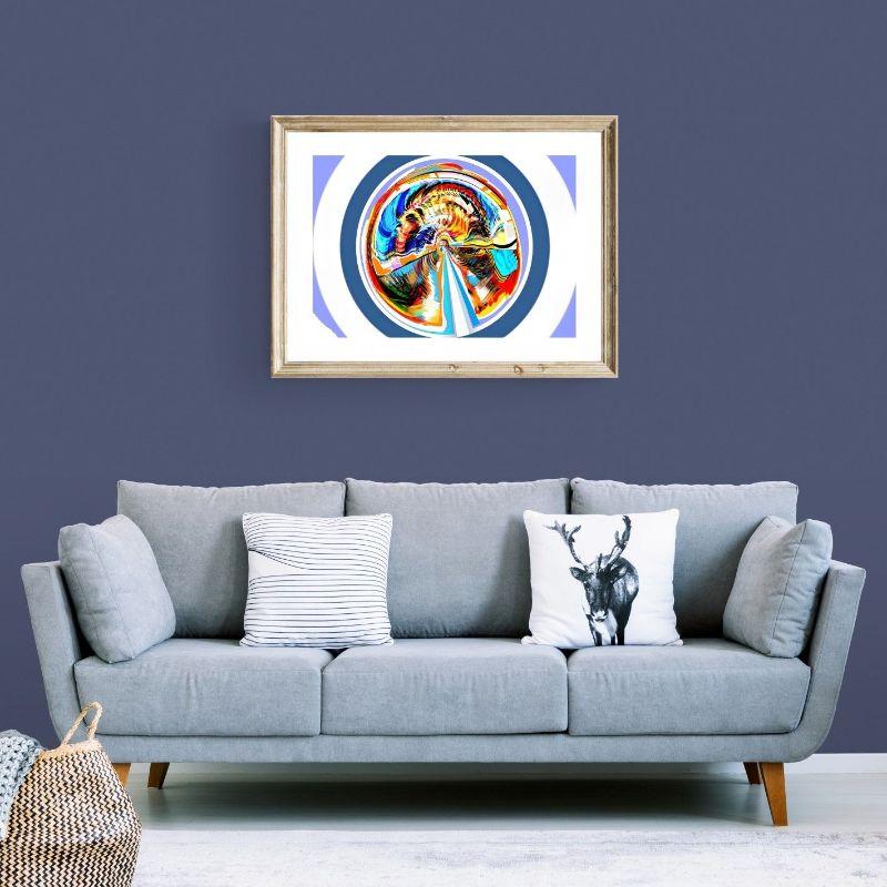Il s'agit d'une impression originale de type Giclée. Une édition exclusive limitée à 10 exemplaires seulement.  Chaque édition est également signée, numérotée et datée individuellement.    Une œuvre d'art murale abstraite originale qui sera idéale