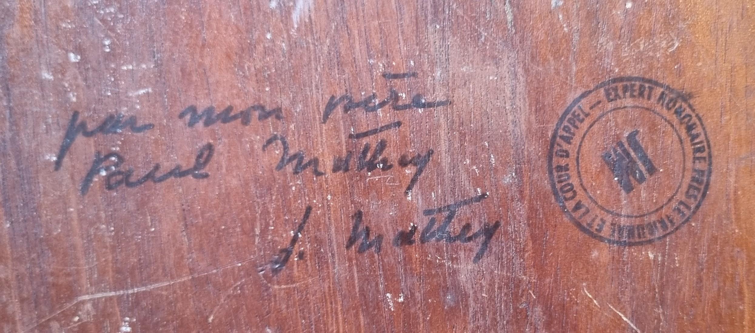 Französisch Impressionist 19. Marine Malerei MATHEY Boot Leuchtturm Hafen Bretagne im Angebot 3