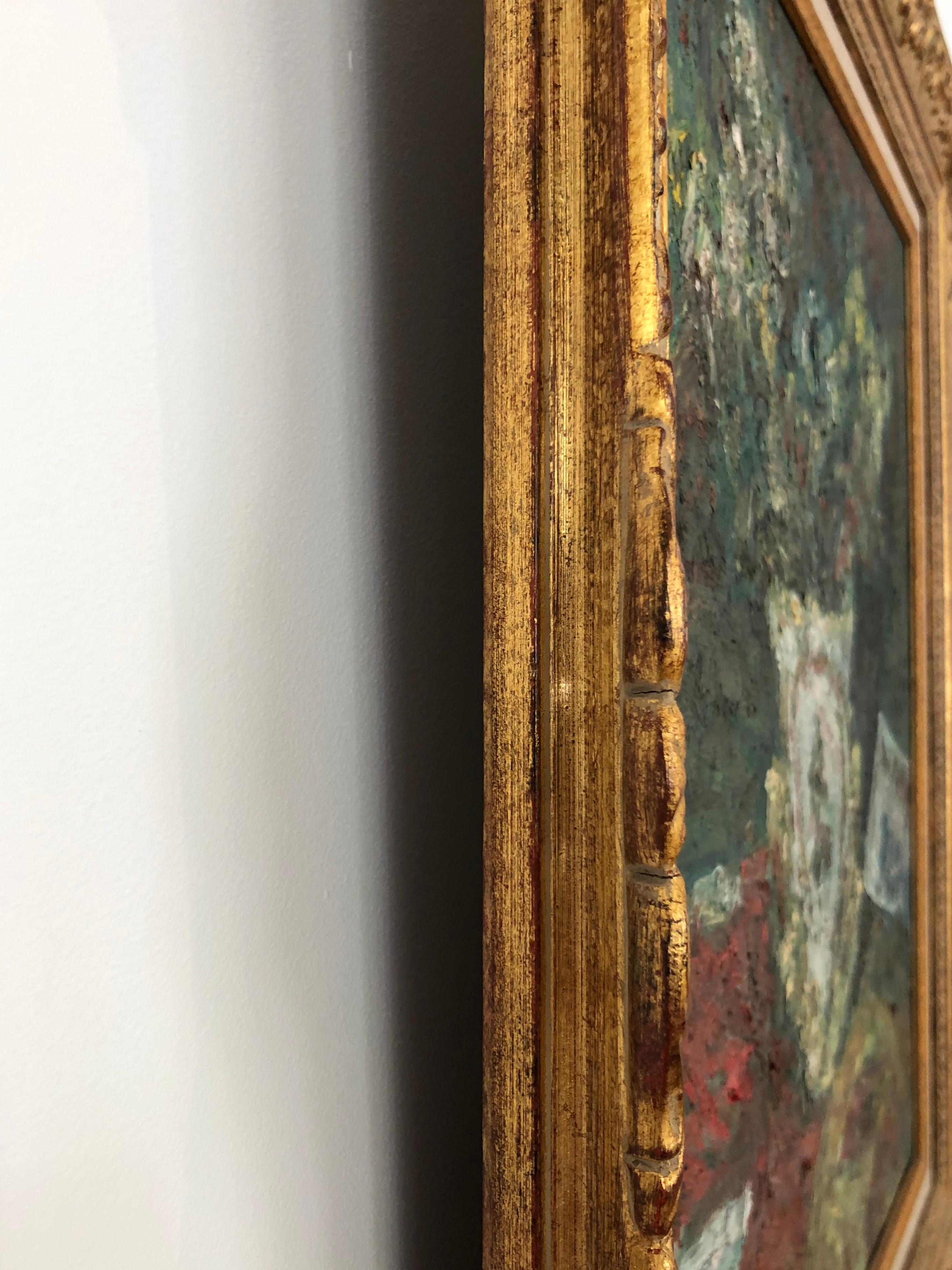 Ramo de flores, jarrón de Sèvres y papelitos en venta 2