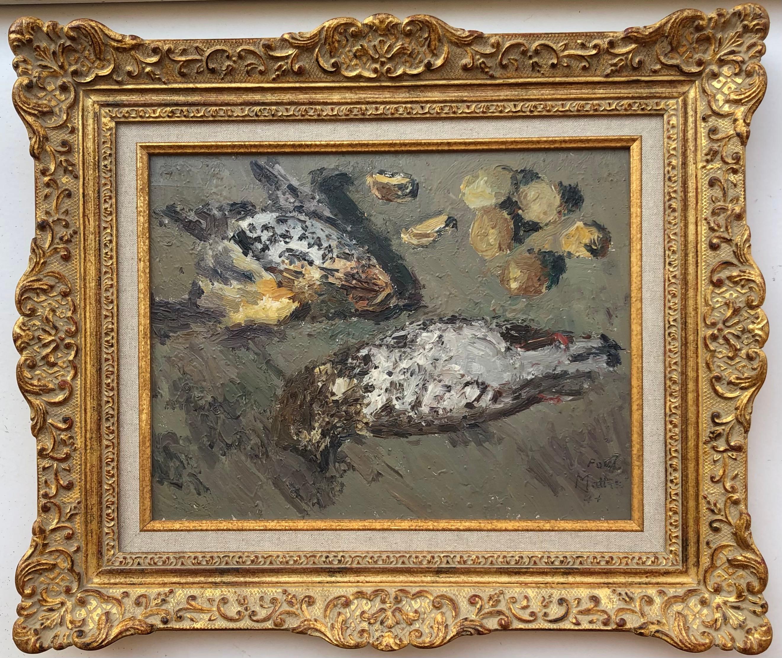 I tordi - Painting di Paul Mathey